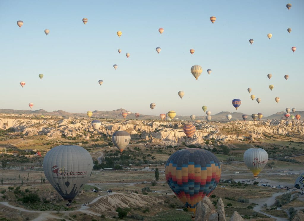 montgolfières Turquie