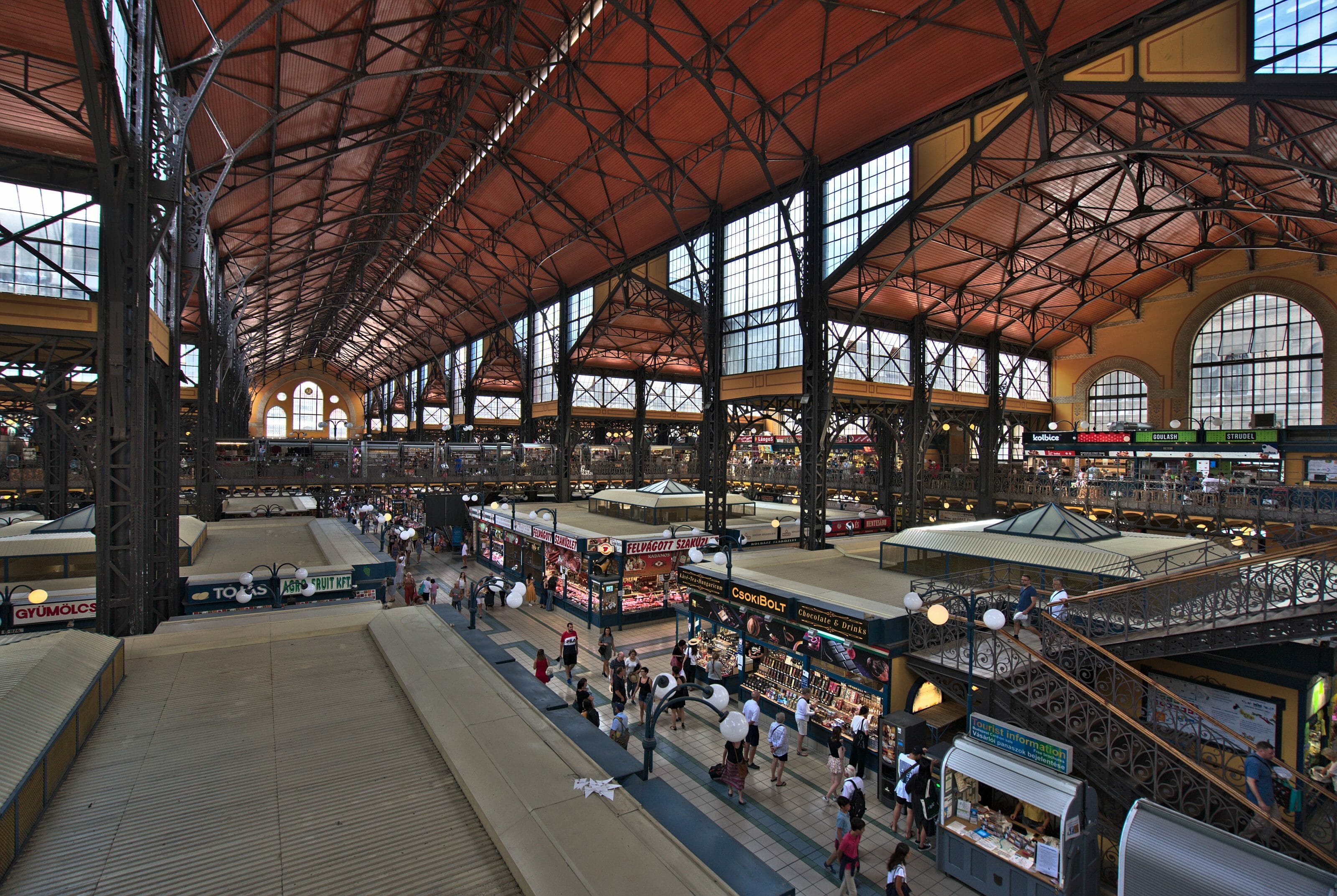 marché couvert de Budapest