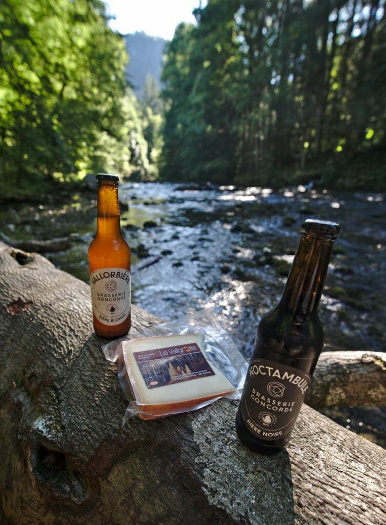 fromage et bière artisanale