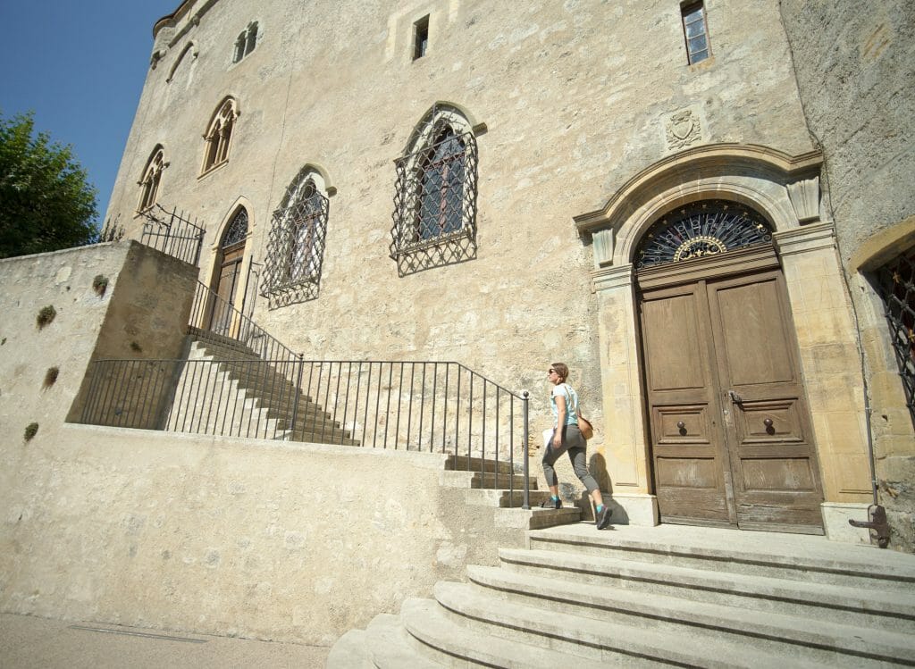 l'entrée du chateau de grandson