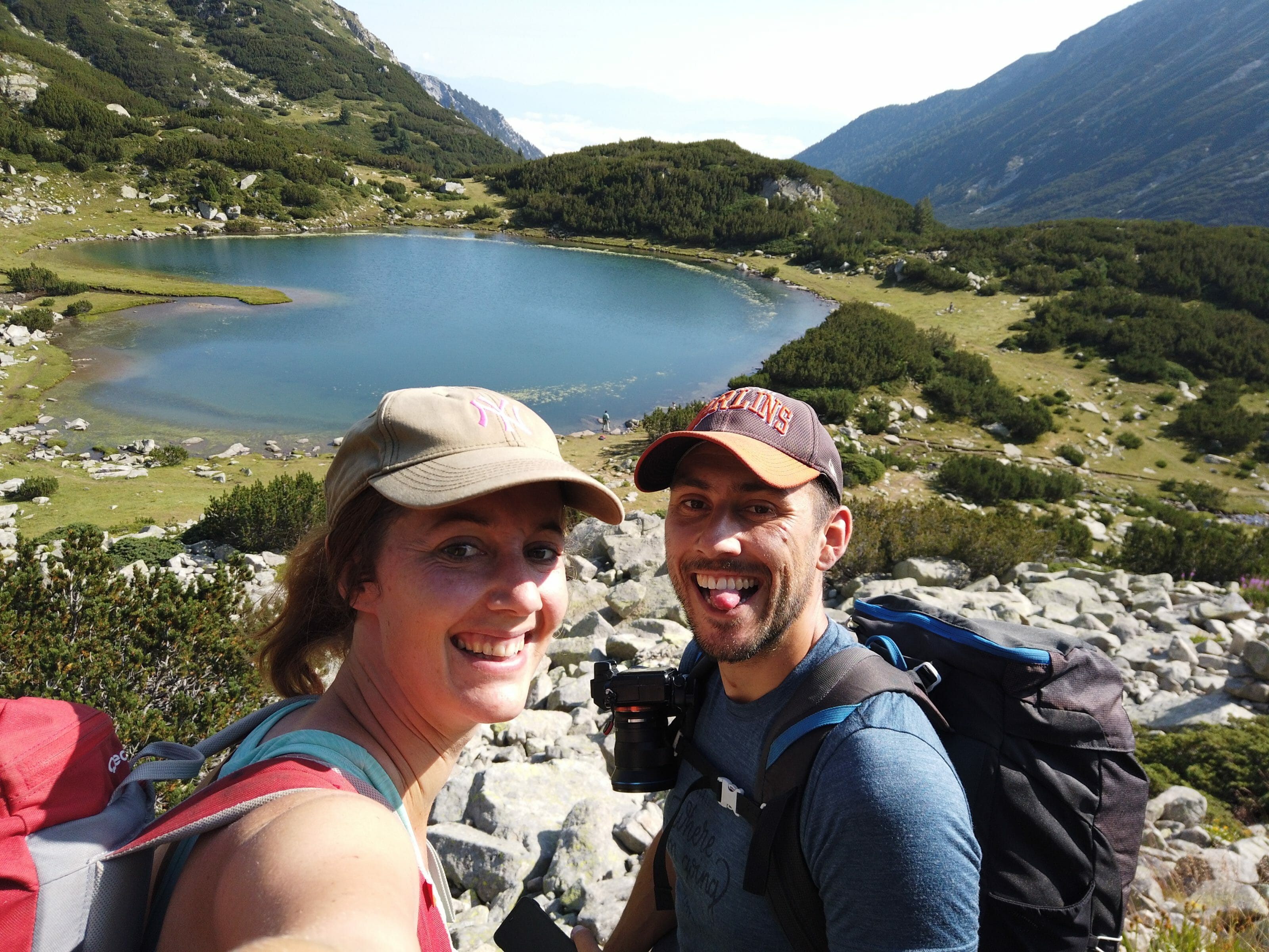 selfie in the pirin mountains