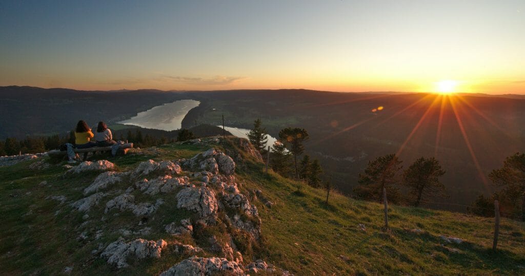 coucher de soleil dent de vaulion