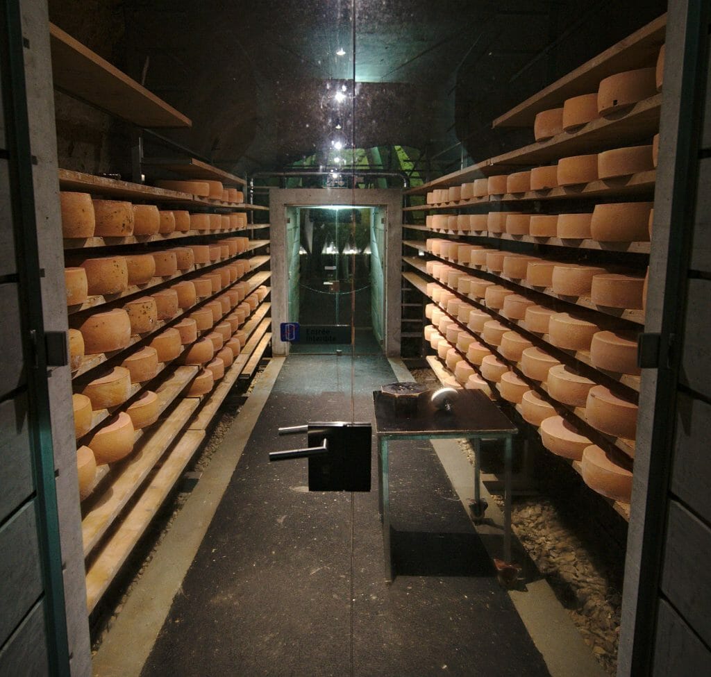 fromage affiné en grotte