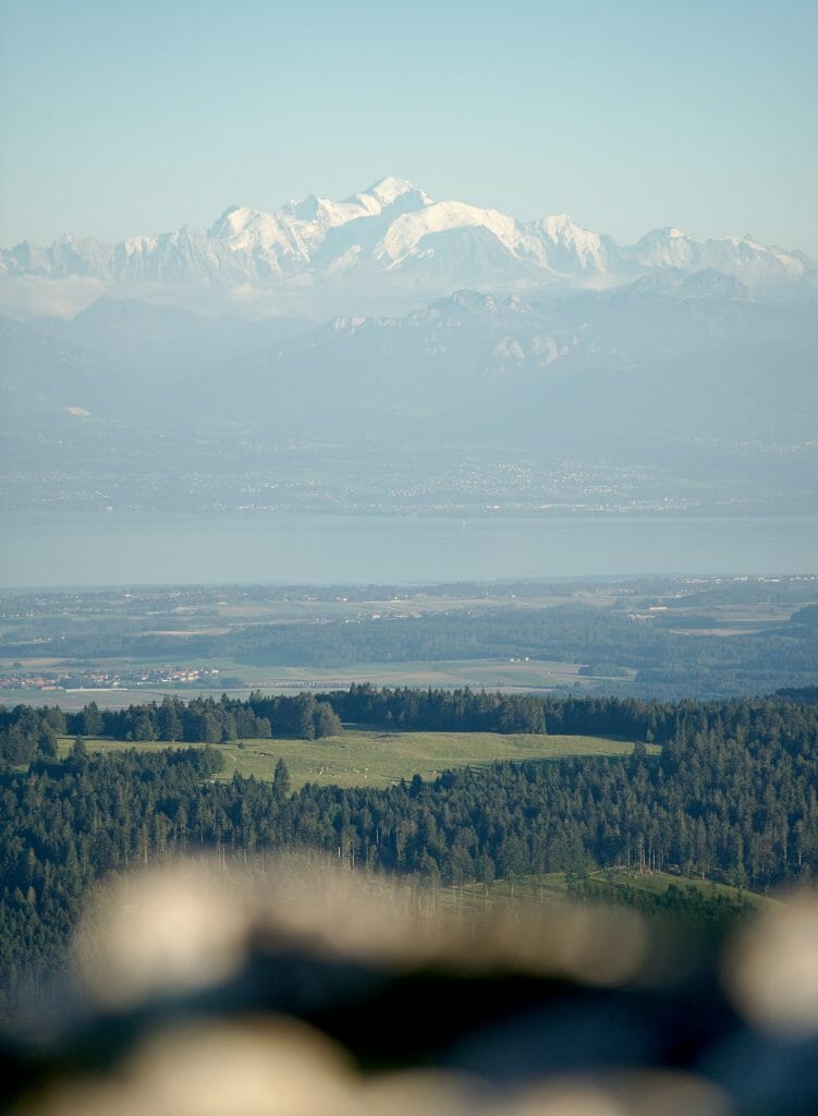 mont blanc depuis la dent de vaulion