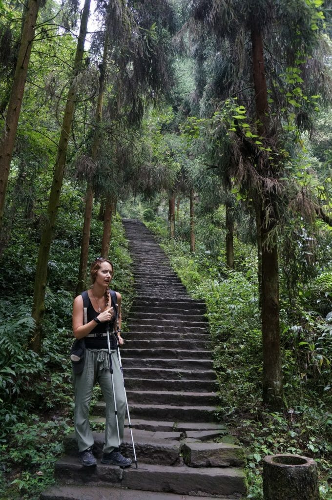 escaliers mon emei