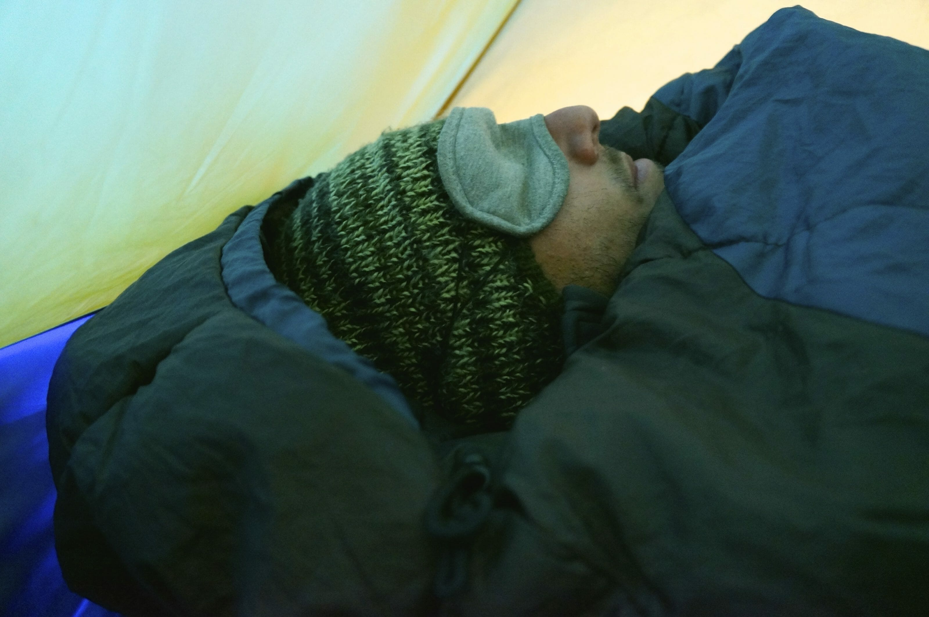 camping quand il fait froid