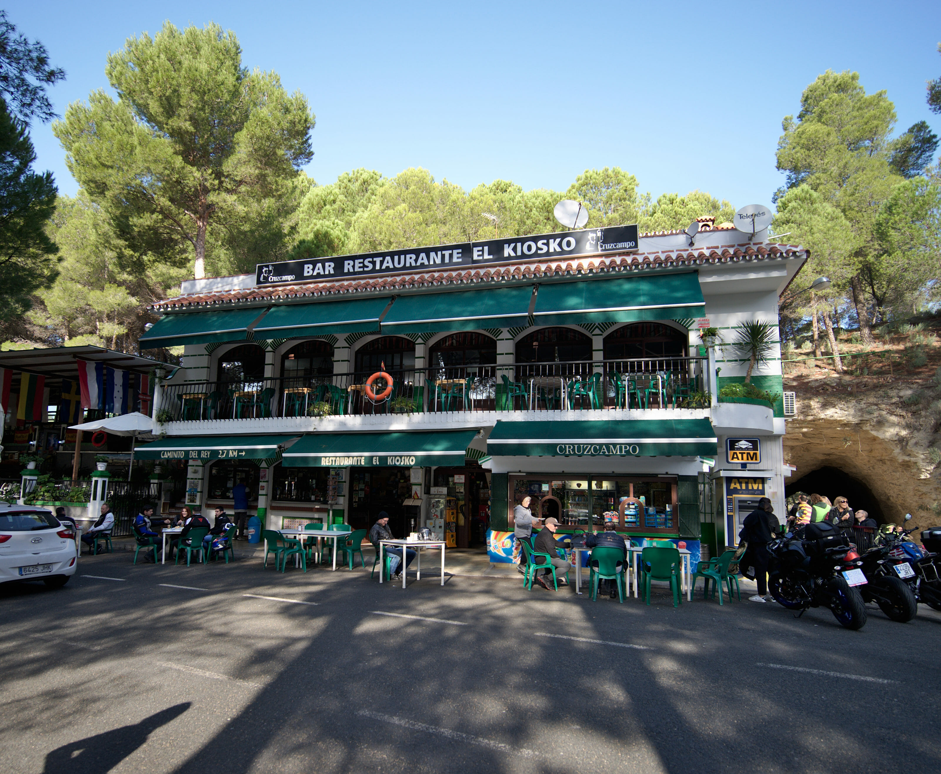 el kiosko, caminito del rey