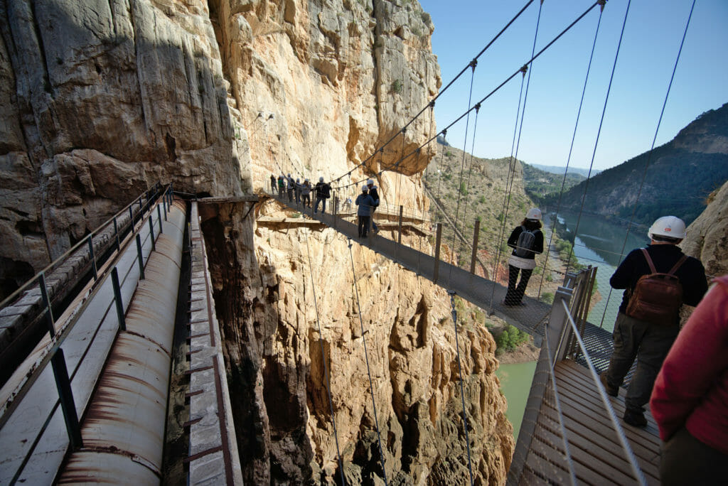 pont suspendu, caminito del rey