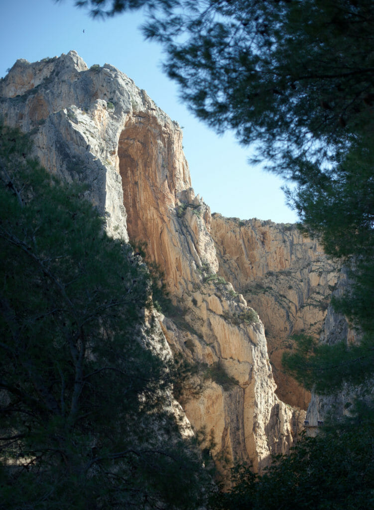 formation rocheuse, caminito del rey