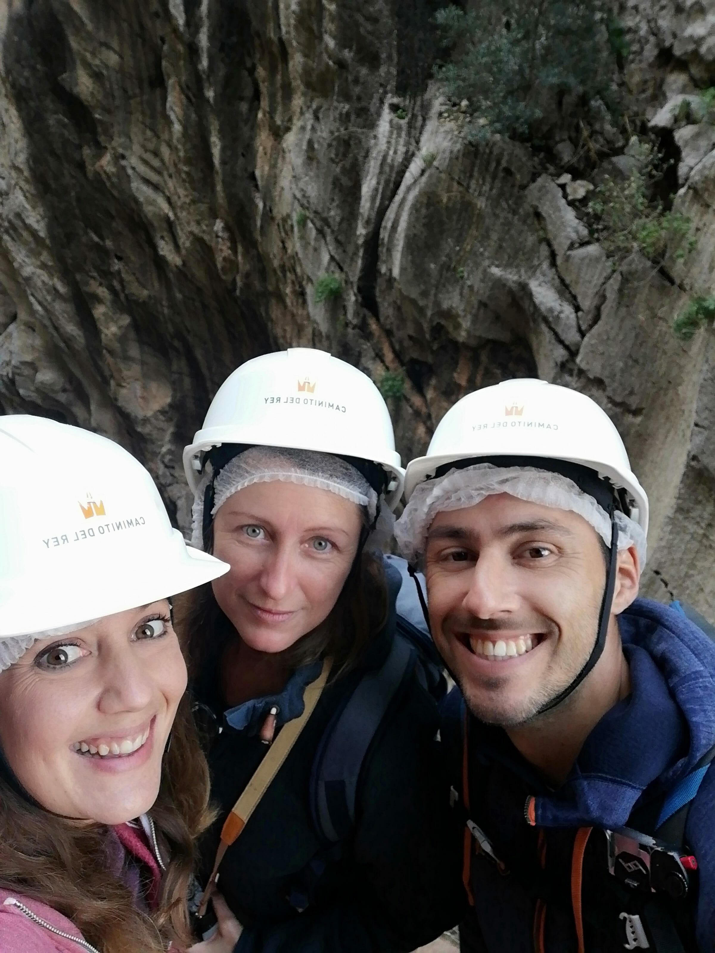 our outfit for the caminito del rey