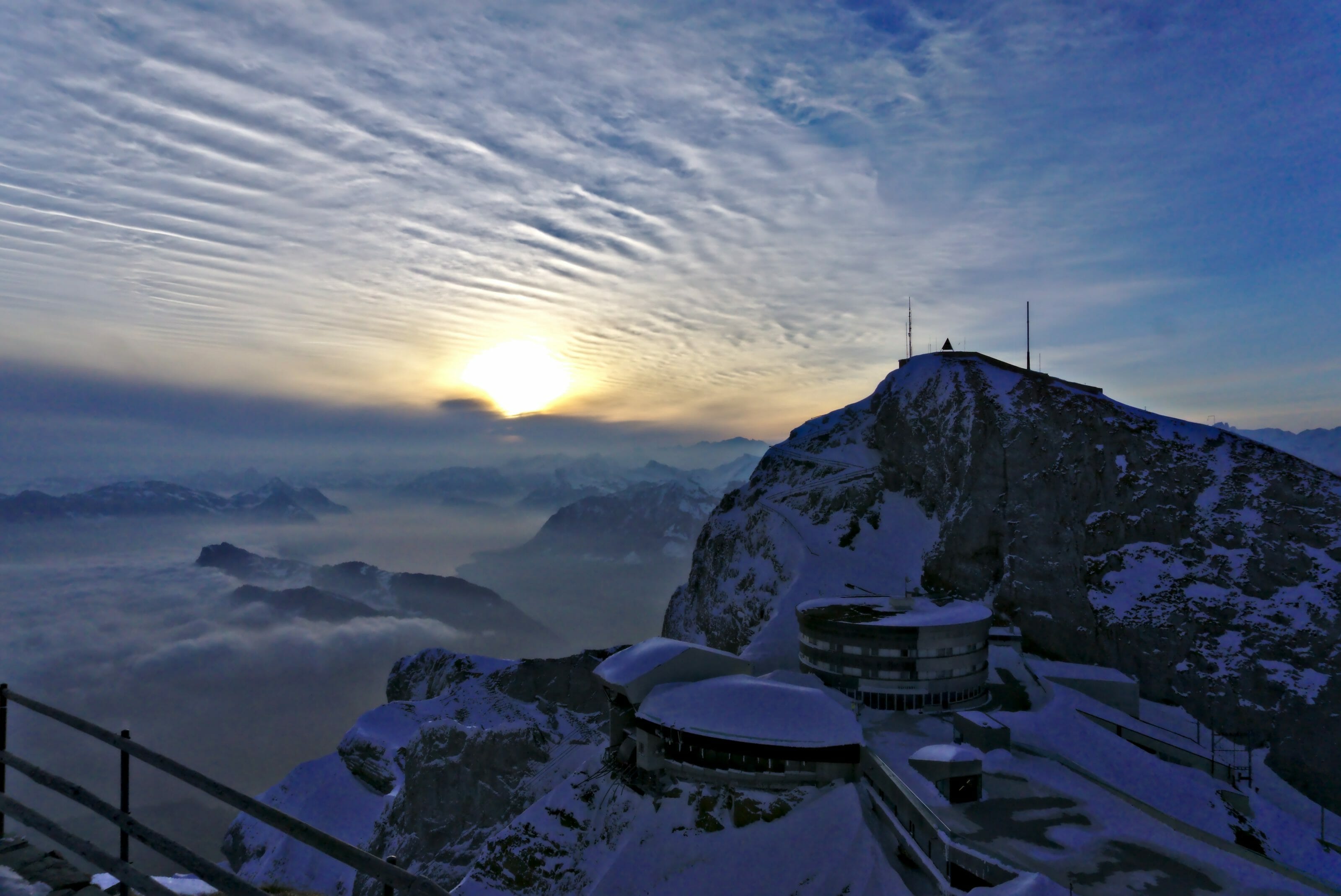 fin de journée, pilatus