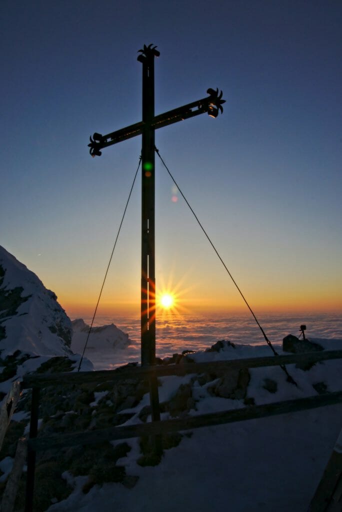 coucher de soleil au pilatus