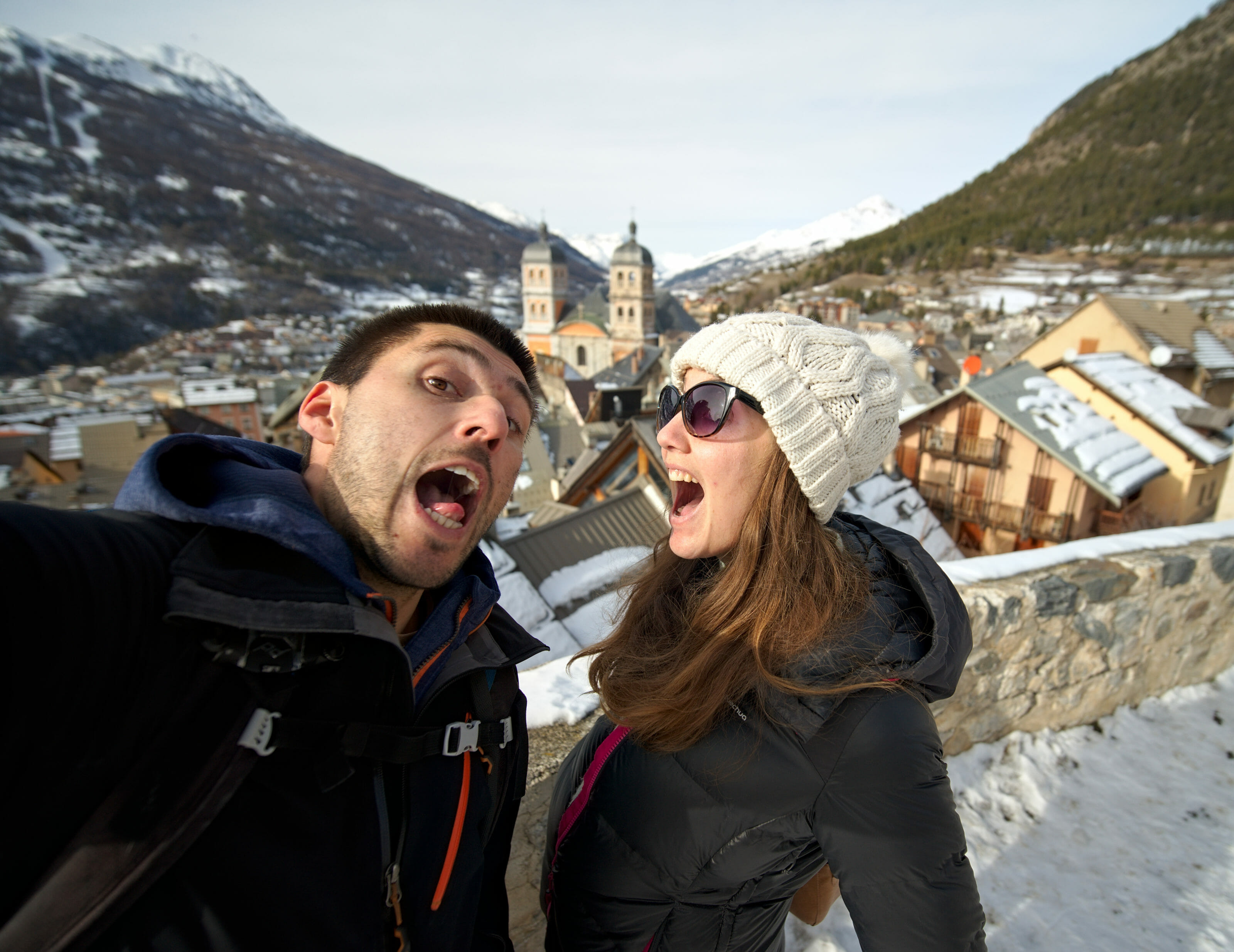 Fabienne et Benoit à Briancon