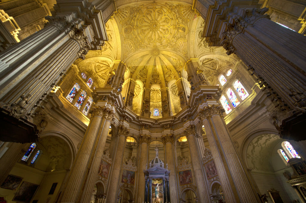 intérieur de la cathédrale de Malaga