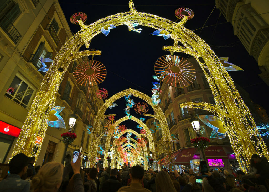 Malaga et ses folles décorations de Noël