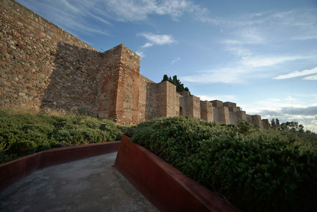 rempart de l'Alcazaba