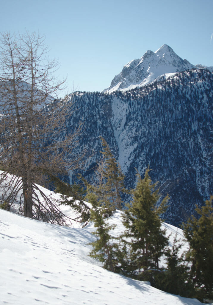 paysages hiver à Cervieres