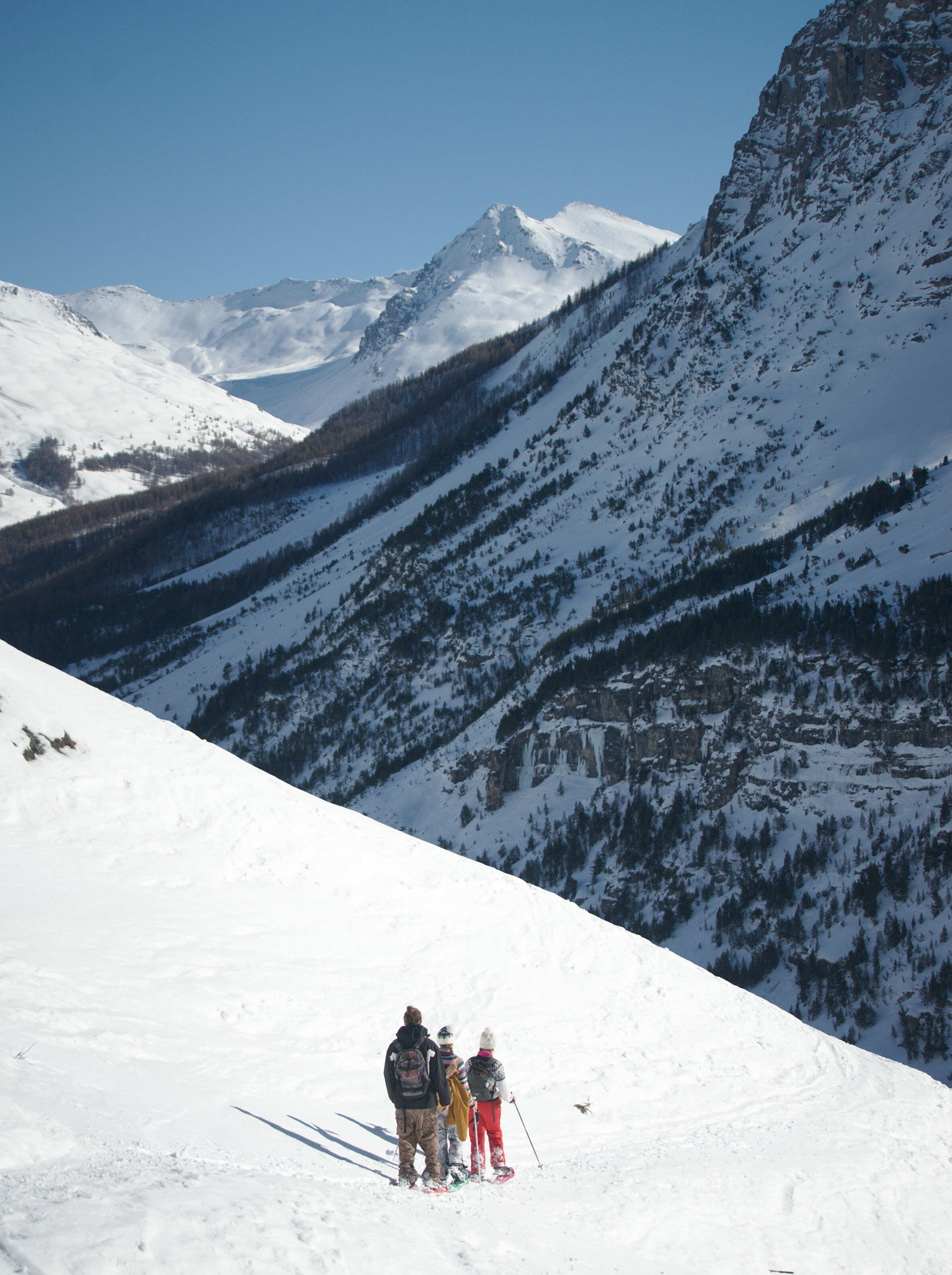 snowshoing in Briancon