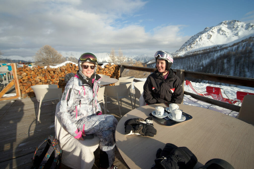 en terrasse