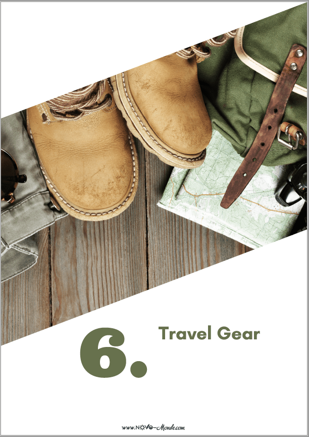 travel gear chapter to plan a travel around the world