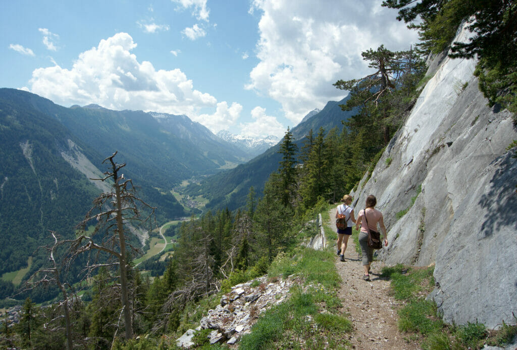 randonnée à champex