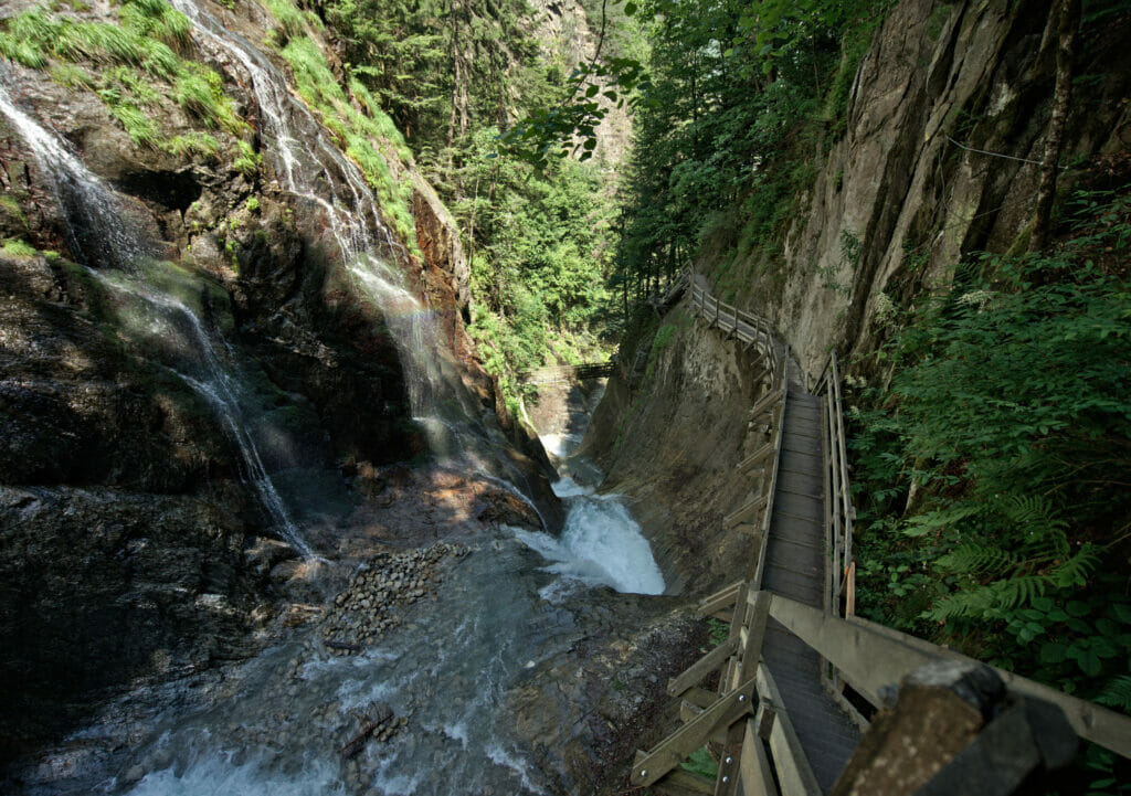 escalier gorge du durnand