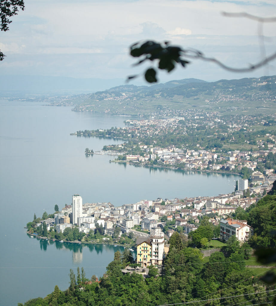 vue sur montreux depuis sonchaux