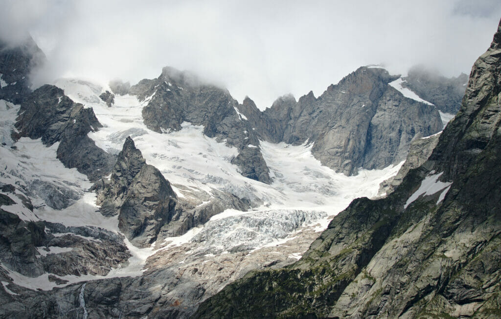 glacier mont blanc