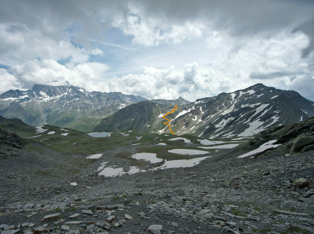 montée au col des chevaux