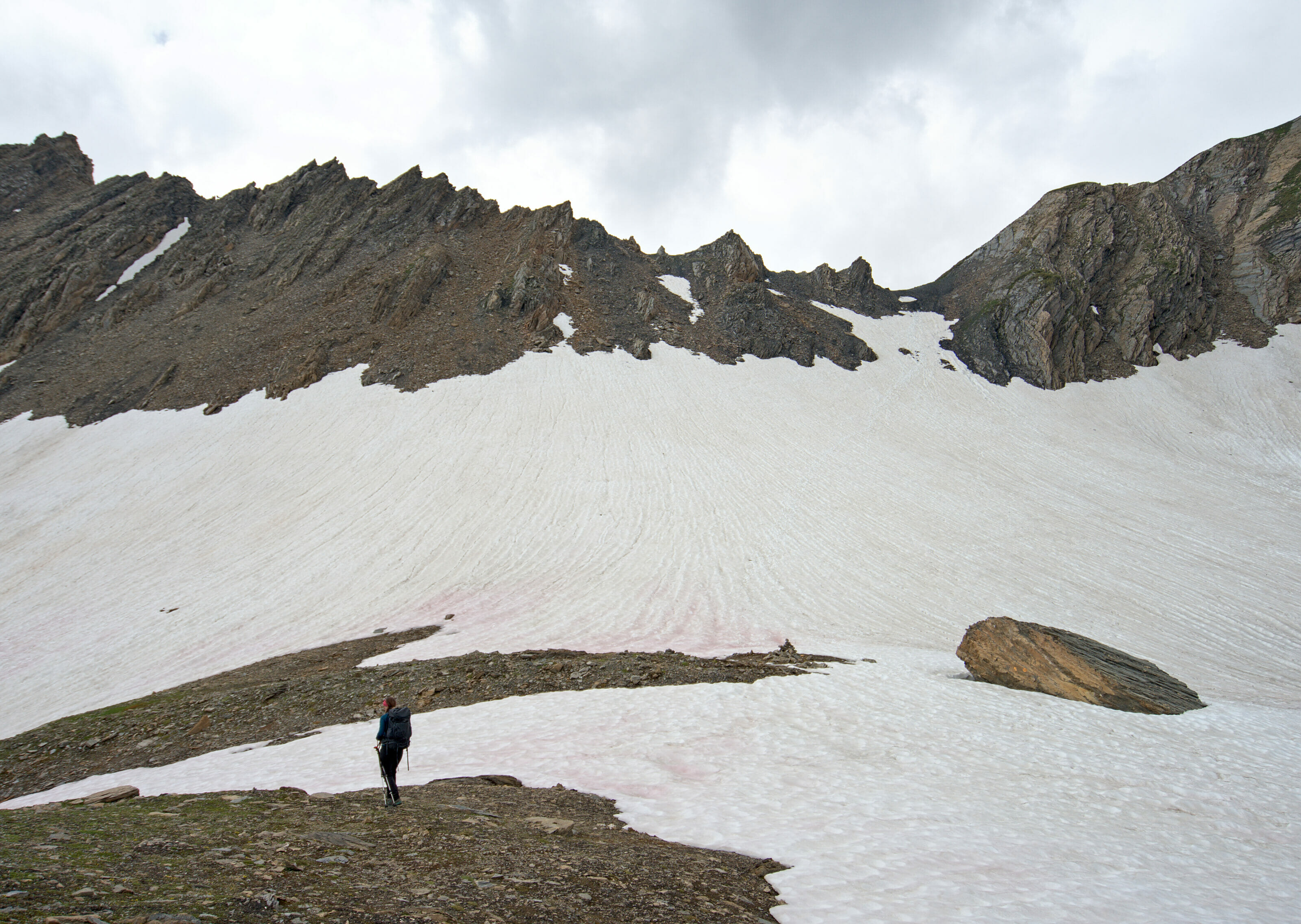 snow on the pass