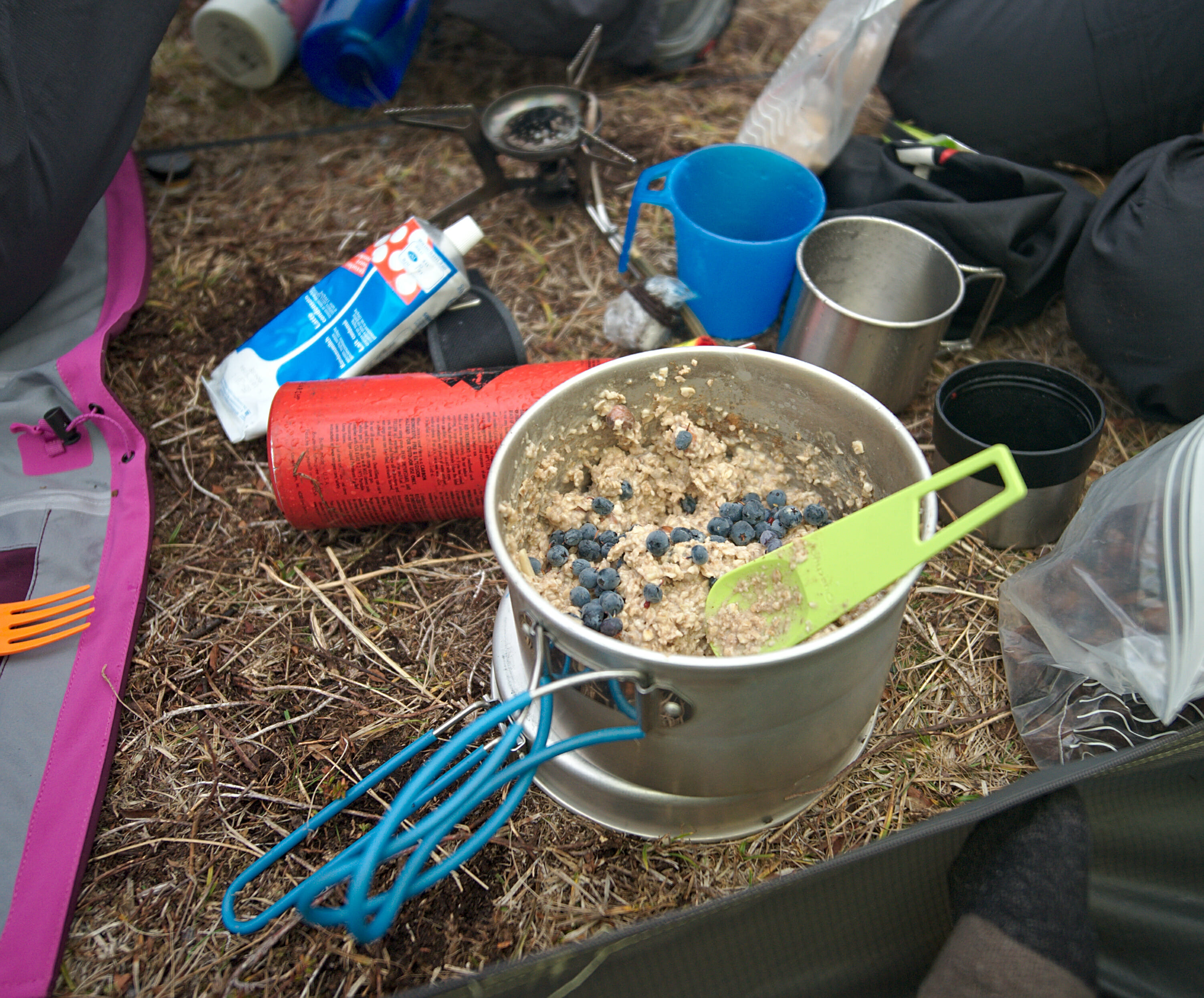 petit déjeuner bivouac