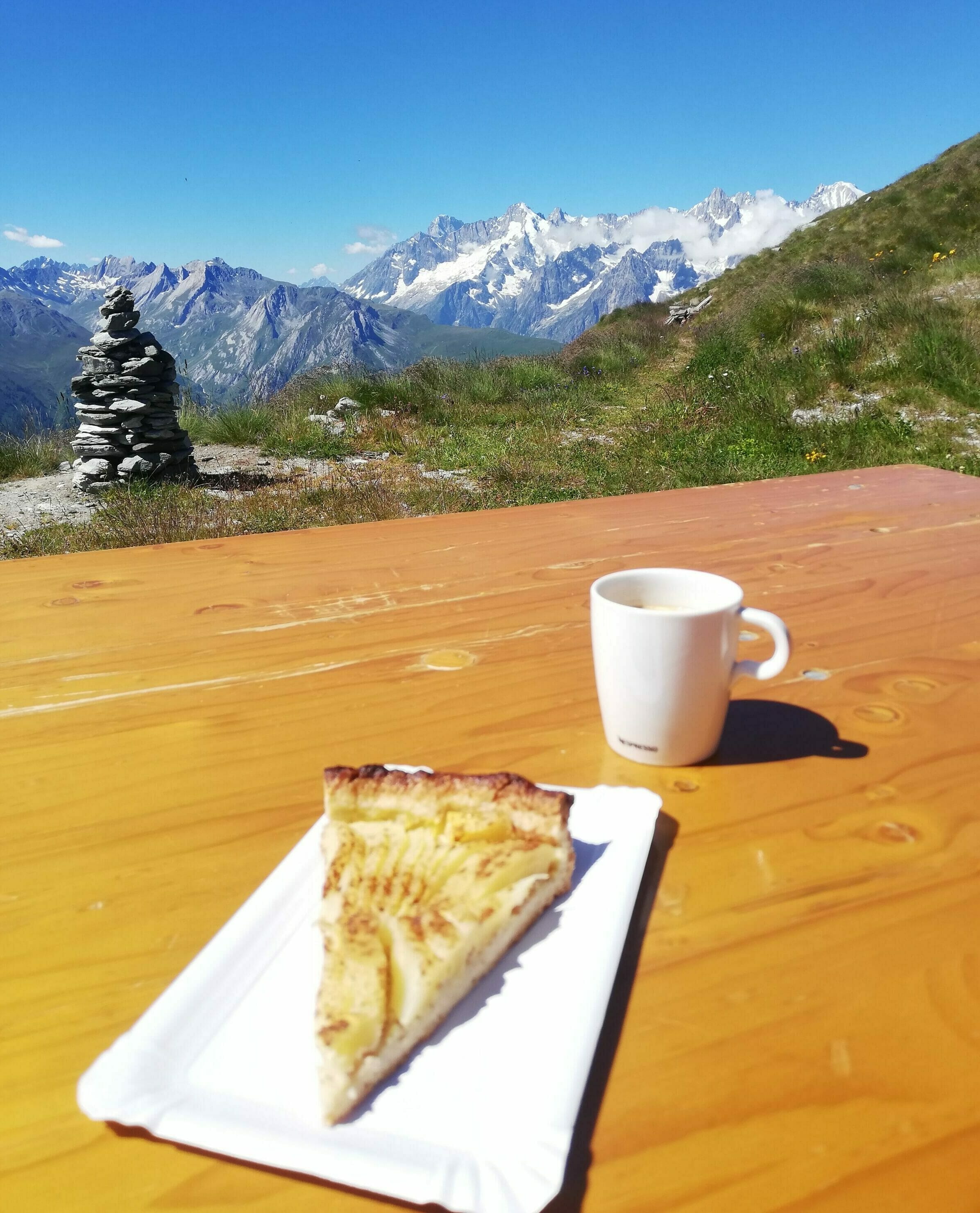 pause gâteau à la cabane de Mille