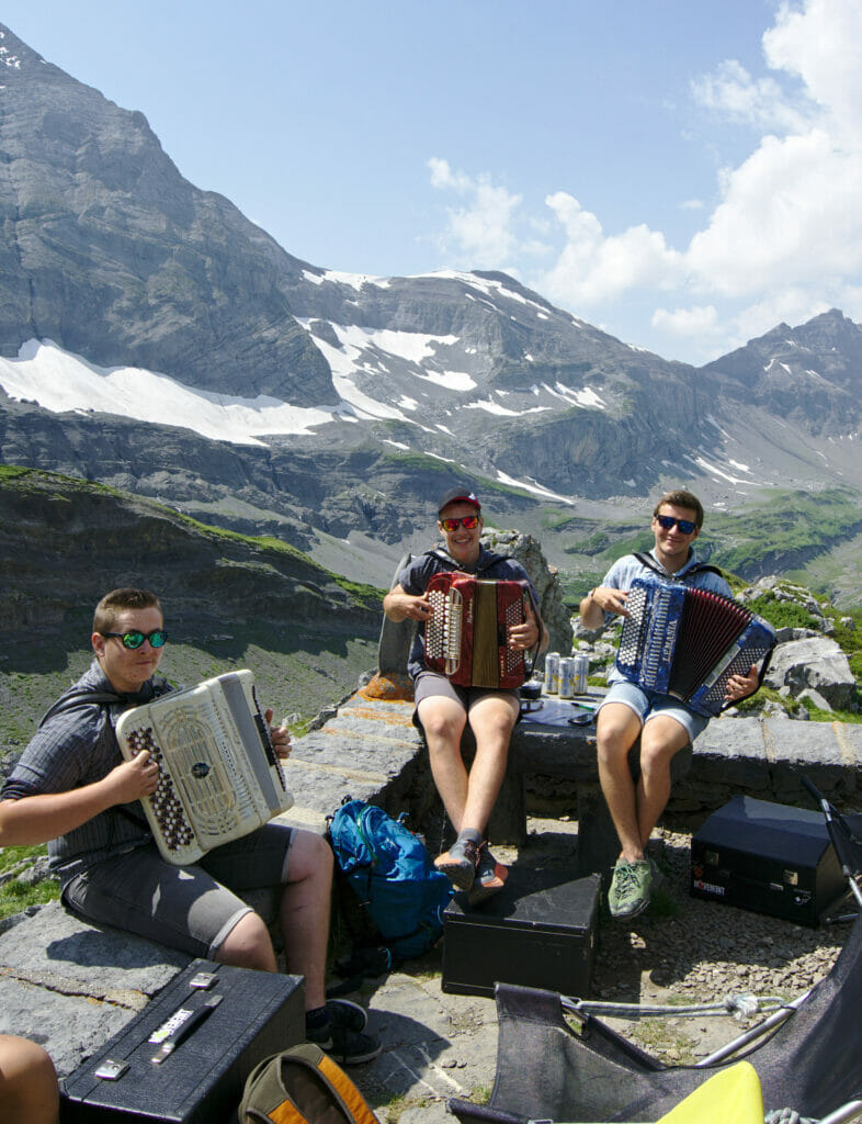 accordéon montagne