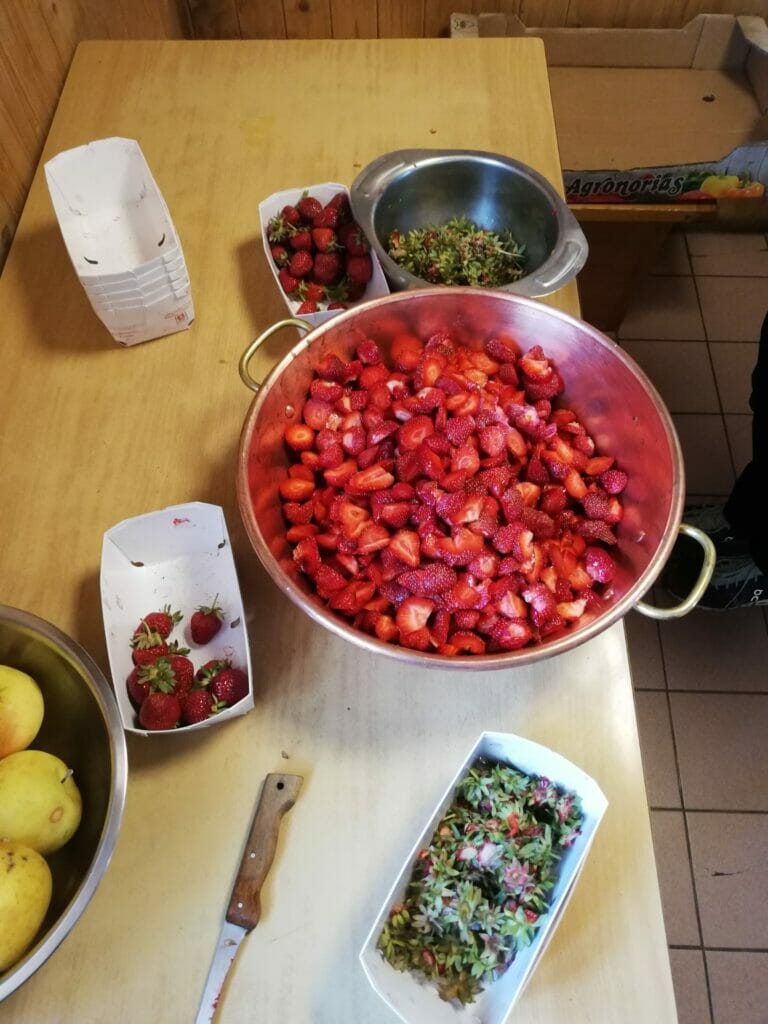 confiture de fraises