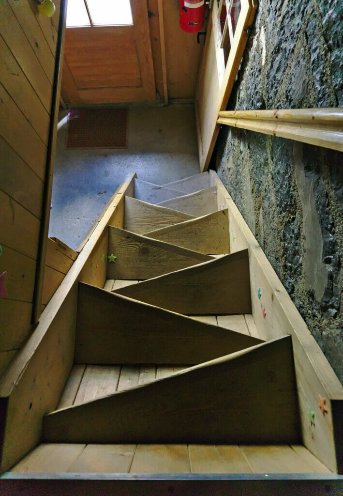 escalier dortoir