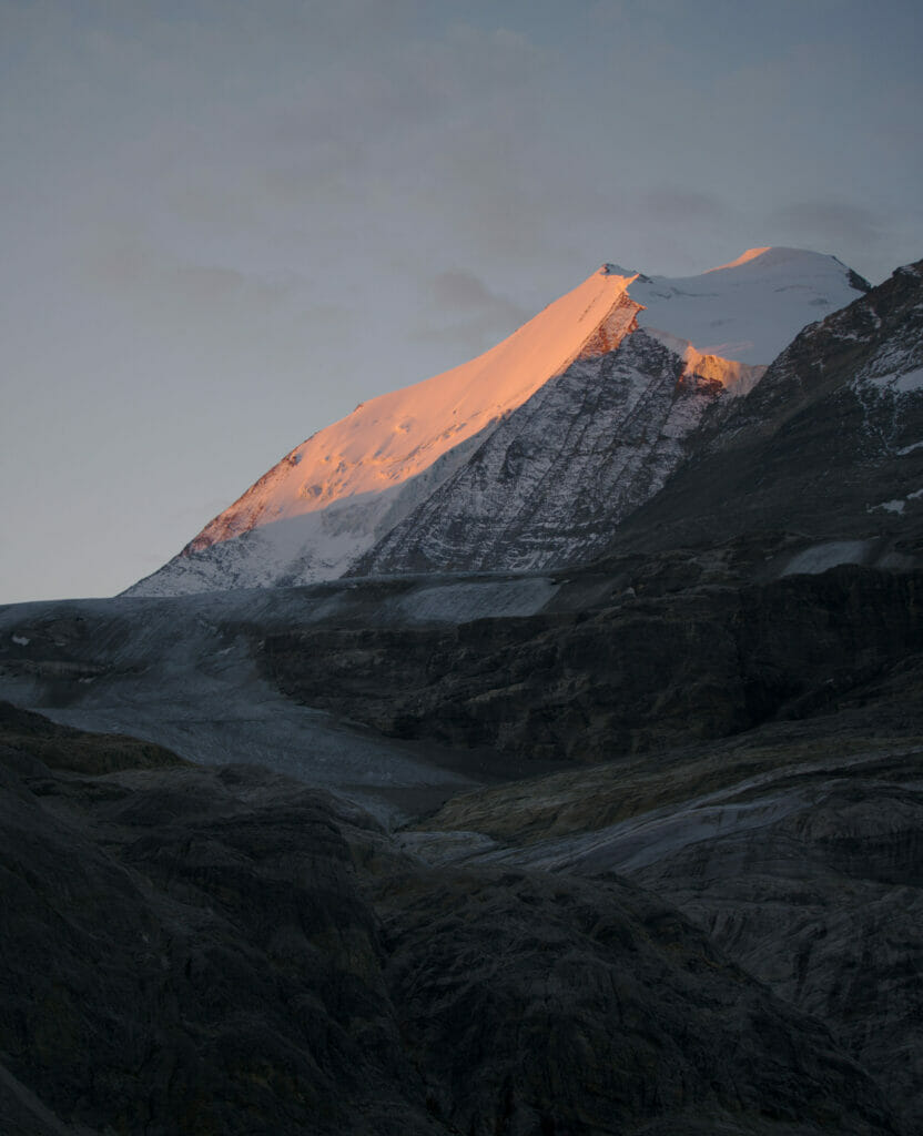 le Bishorn au lever du soleil