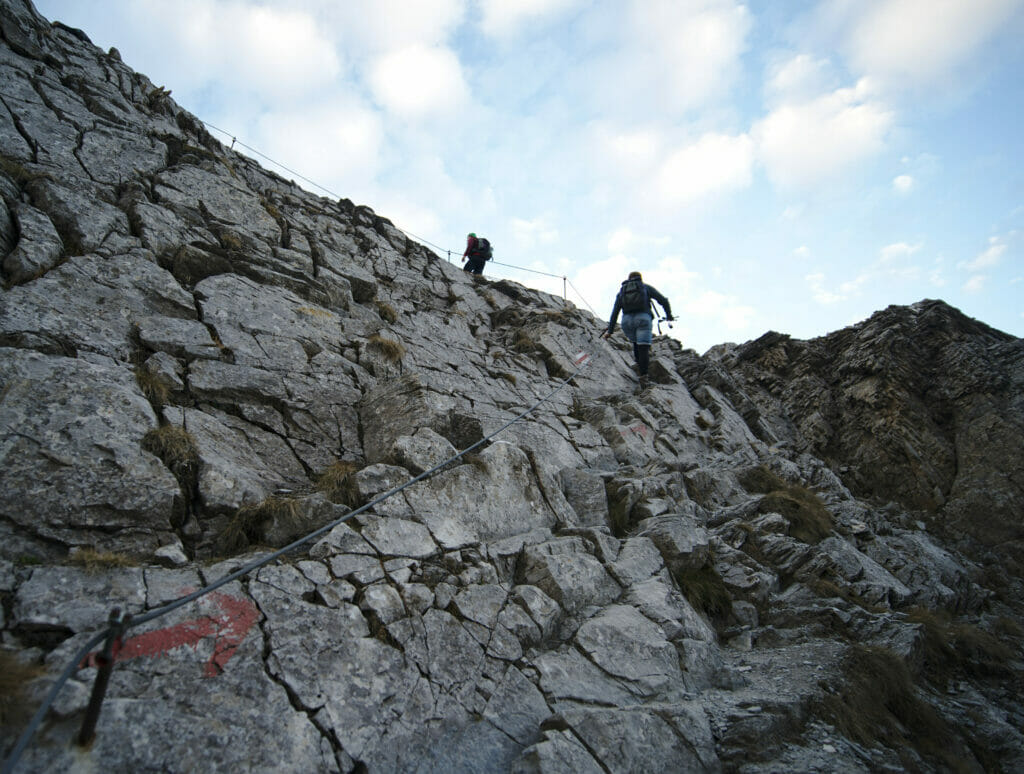 le sommet du couloir de Gässi