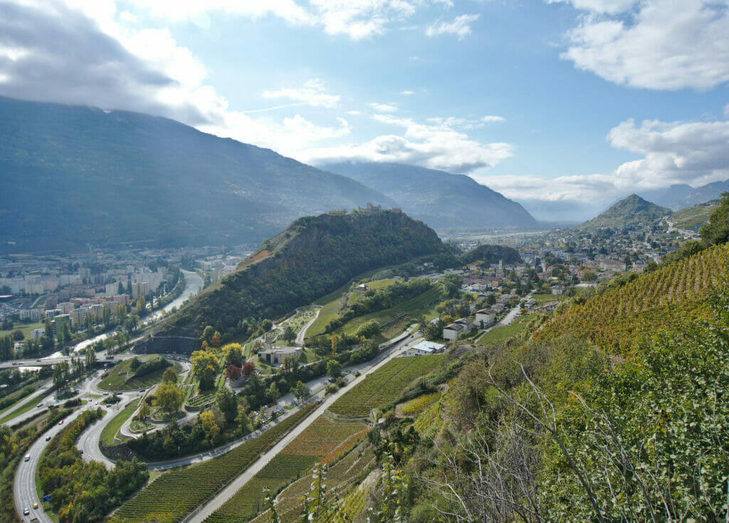 vue sur sion