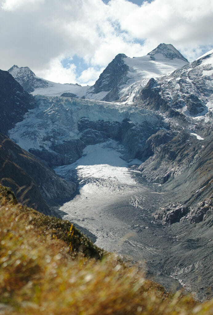 le glacier du Mont Miné au val d'hérens