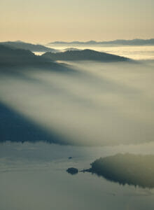 soleil et brume