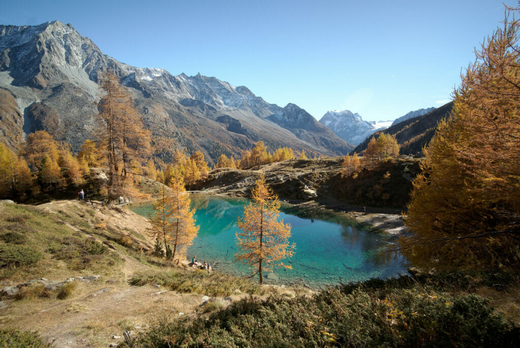 lac bleu et vallée d'Arolla