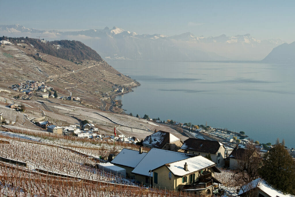 neige dans le lavaux