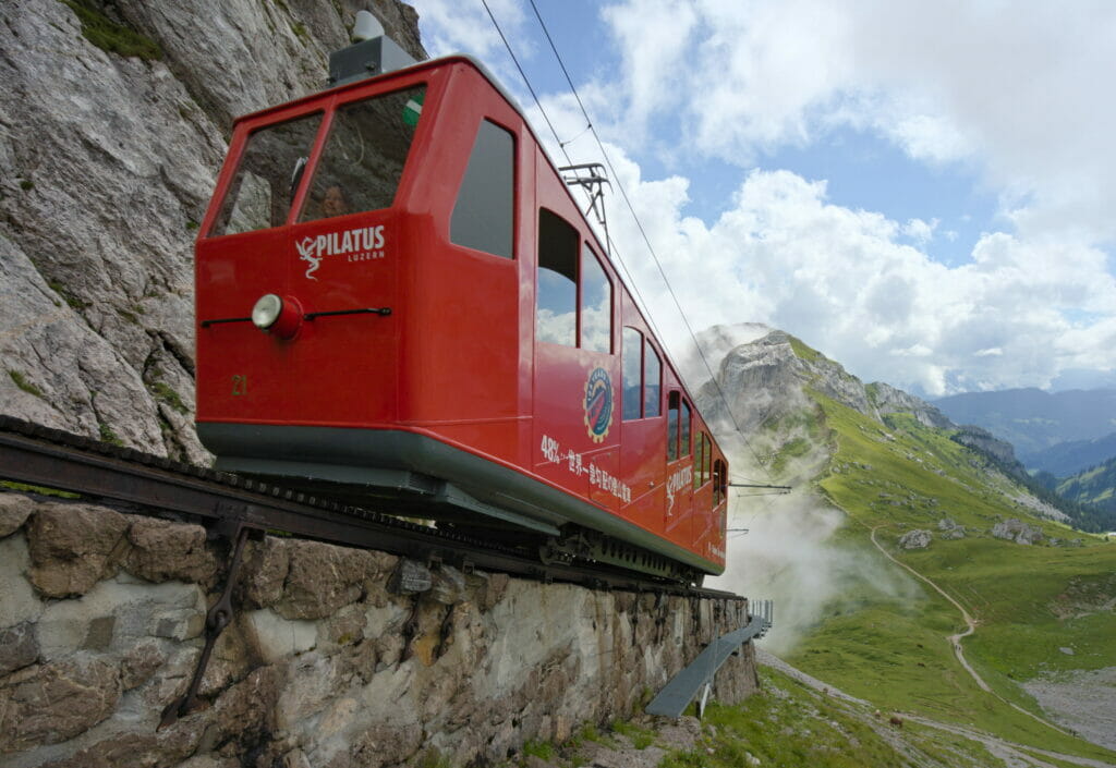 le train du Pilatus