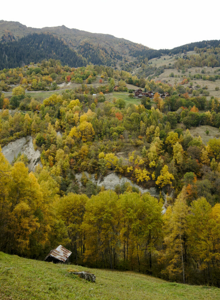 le val des dix en automne