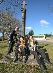 photo de famille au Anceu coliving