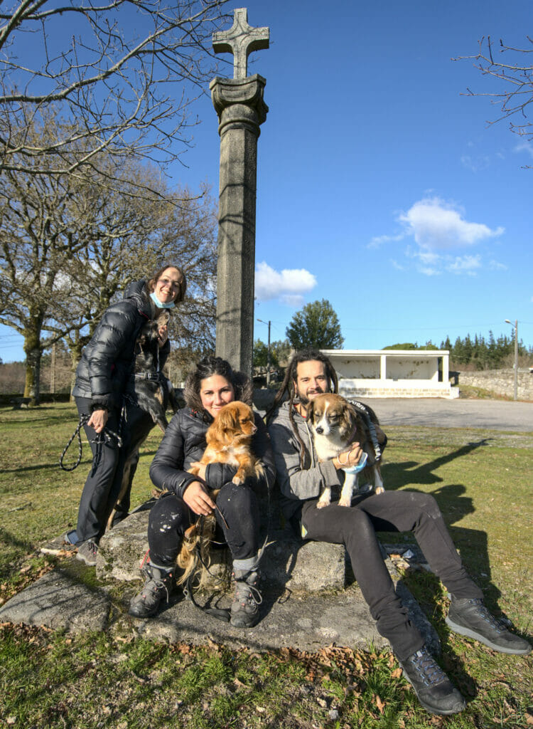 photo de famille au Anceu coliving