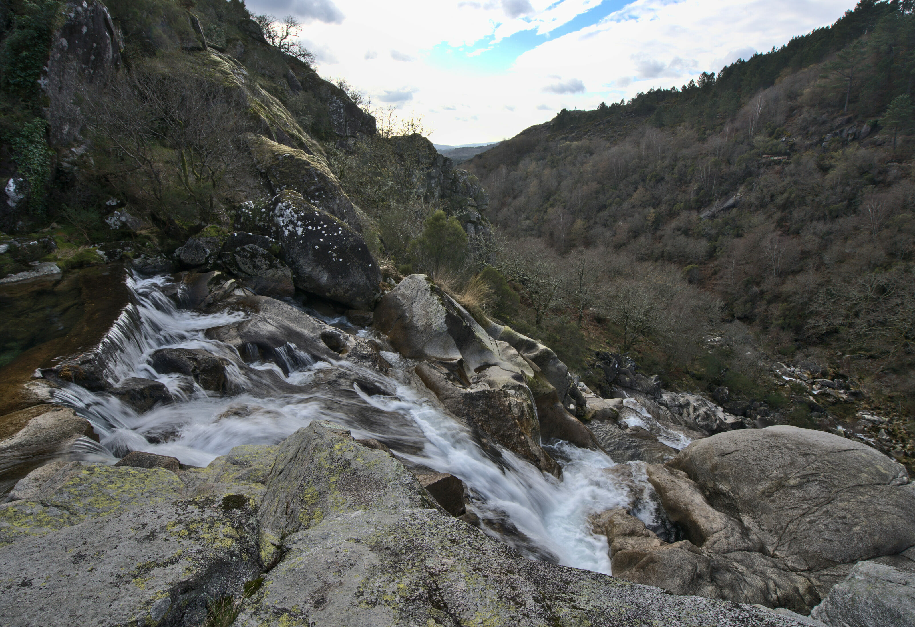 la cascade de Linares en Galice