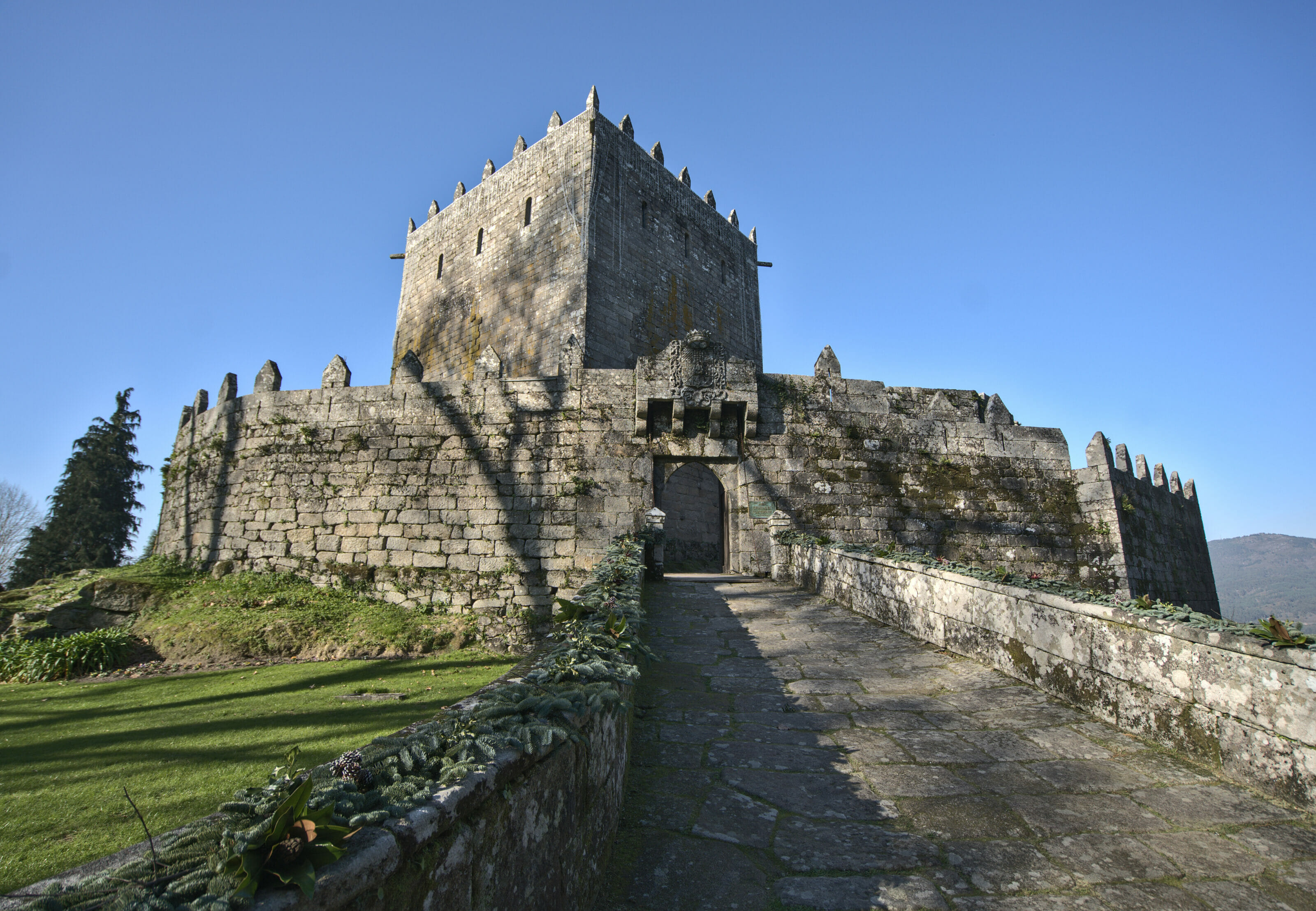 chateau de Soutomaior en Galice