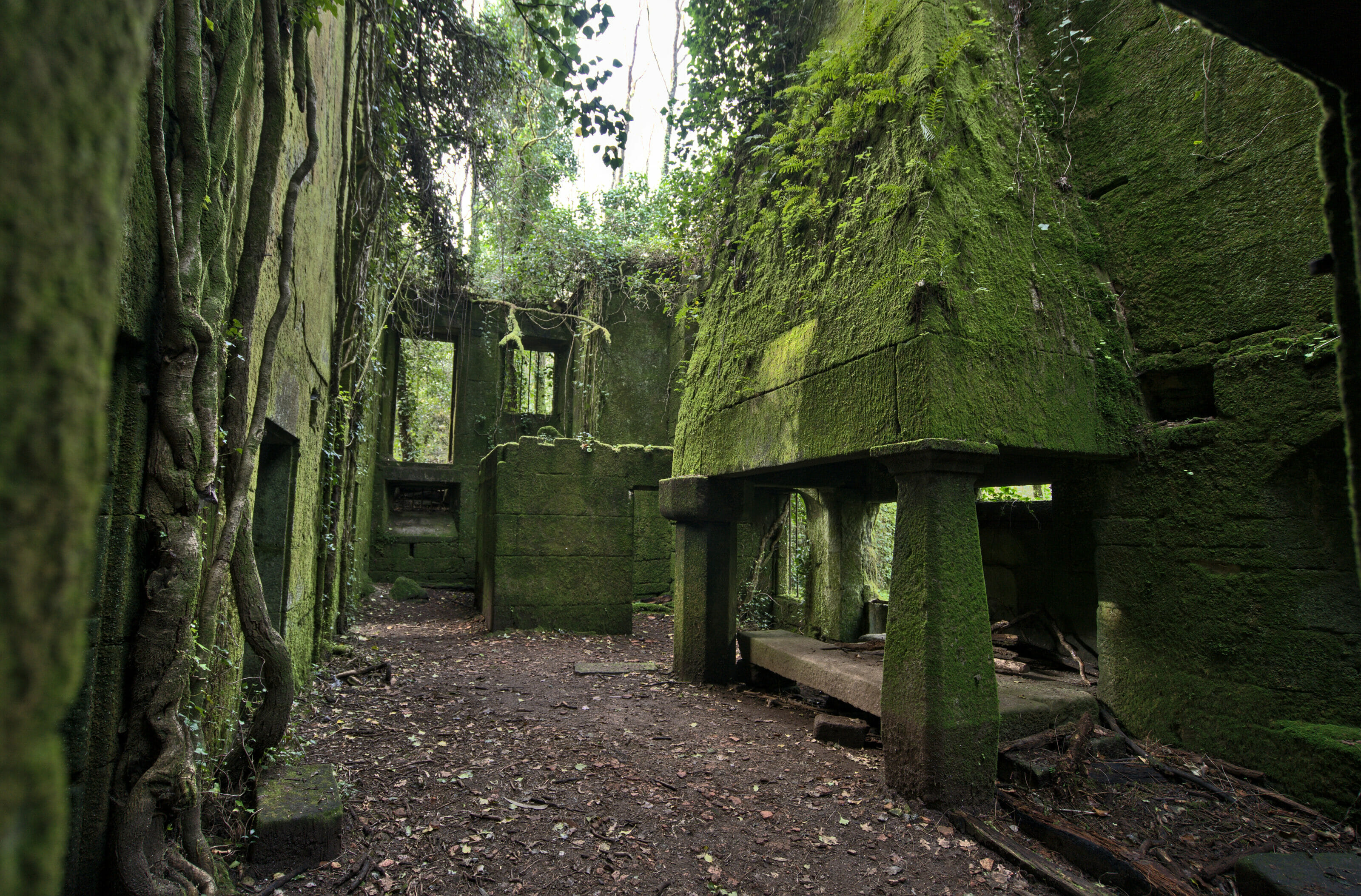 ancienne usine de sel abandonnée