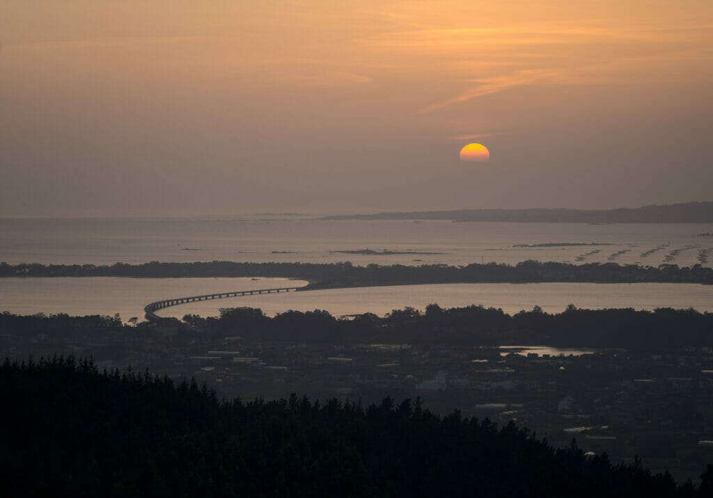 coucher soleil arousa